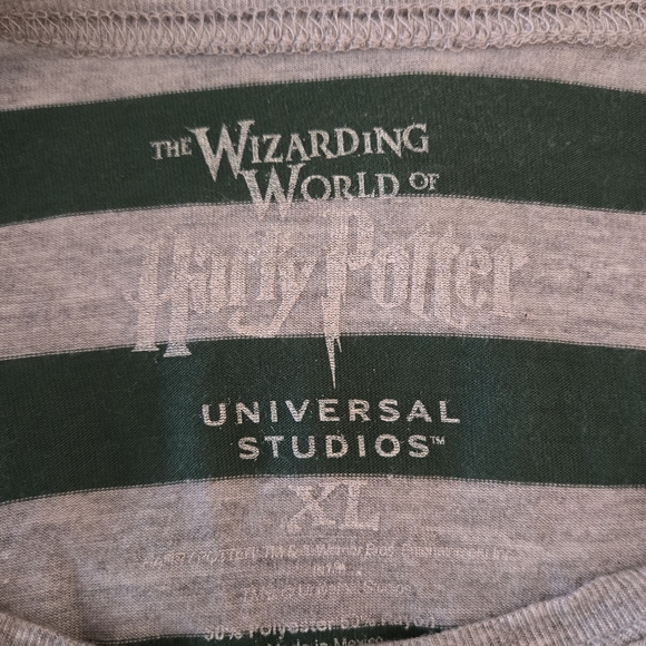 Universal Studios Wizarding World Of Harry Potter Slytherin Studded Shirt XL - Picture 4 of 5